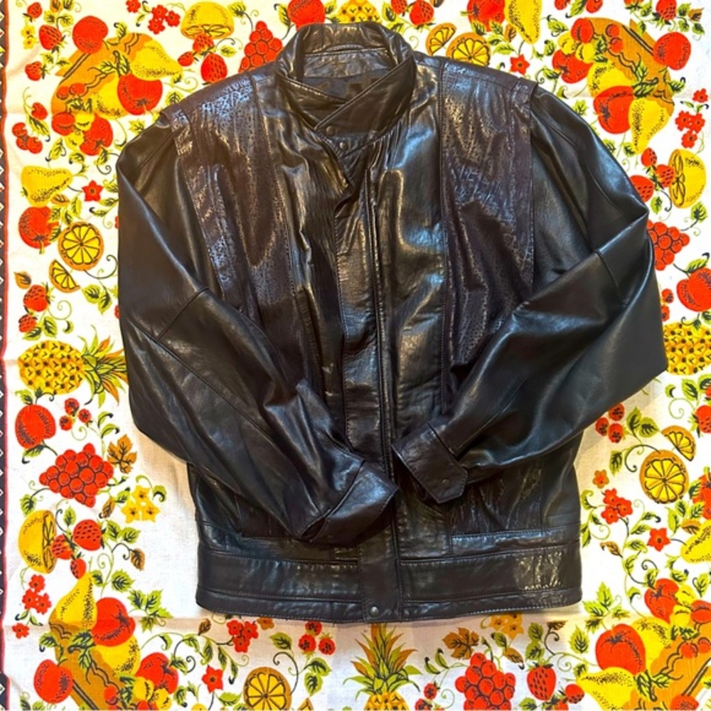 Retro Leather Bomber Jackets